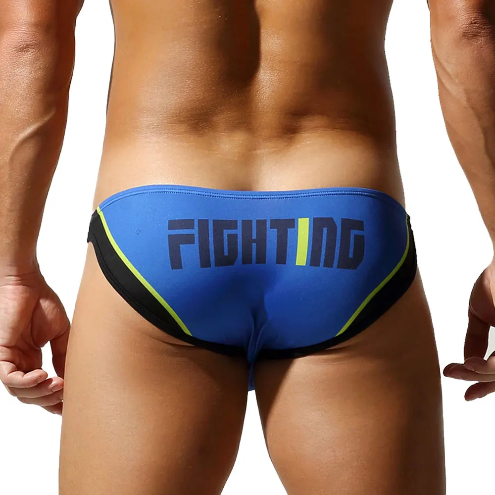 SEOBEAN Men's Low-Rise Briefs 3D Contoured Pouch Branded Logo Waistband Smooth Stretch Fabric Sexy Minimalist Underwear view 4