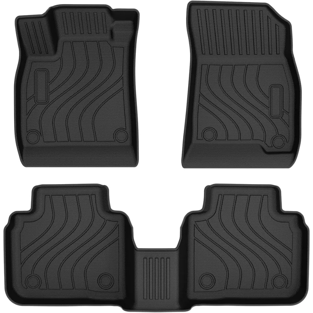 

US Floor Mats for Honda Accord 2023 2024 (Include Hybrid) Accessories All Weather Floor Liner 3D TPE 1st & 2nd Row