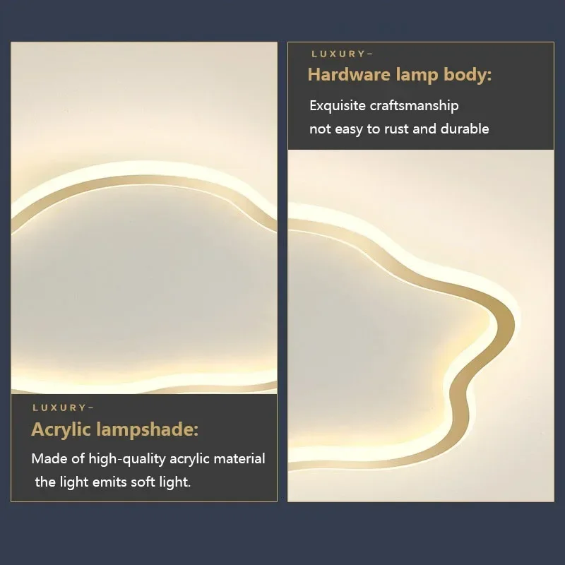 Modern LED Ceiling Lamps For Living Dining Room Children\'s Bedroom Balcony Creative Clouds Ceiling Light Decor Lighting Fixture