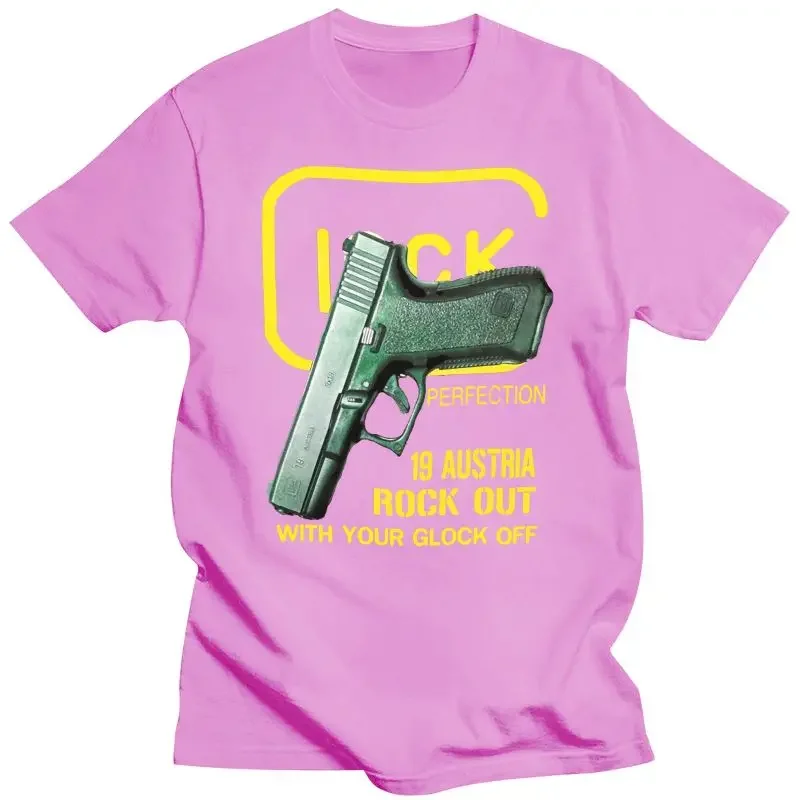 Your Glock Off Gun Casual T Shirt Loose T-Shirt Men Trendy Printed 2018 Men 3d Glock 19 Austria Rock Out With men clothing