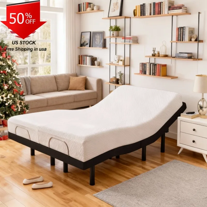 침대 프레임 풀 사이즈 퀸 침실 가구 이미지