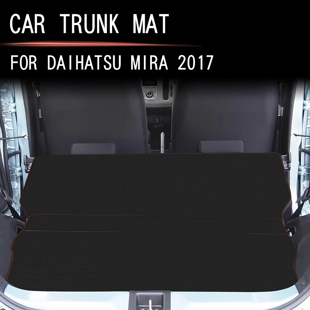 

Кожаный коврик в багажник для DAIHATSU MIRA 2017-2022 2023 2024 2025, полностью закрытый специальный коврик для задней двери, защитный коврик для задней двери