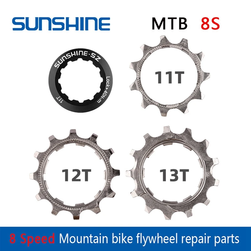 Original MTB Road Bike Freewheel Cog 8 9 10 11 12 Speed 11T 12T 13T Bicycle Cassette Sprockets Accessories for SRAM Flywheel