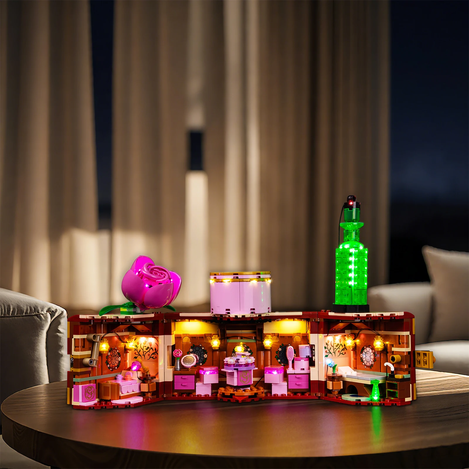 

LED Lighting Set Suitable for LEGO Wicked Glinda Elphabas Dormitory 75683 Building Blocks