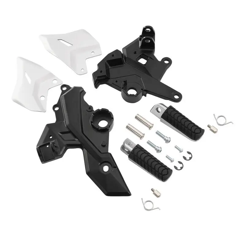 

Motorcycle Front Driver Footrests Footpegs Brackets For Kawasaki Ninja 650 Z650 2017-2025 Z650RS 2022-2025