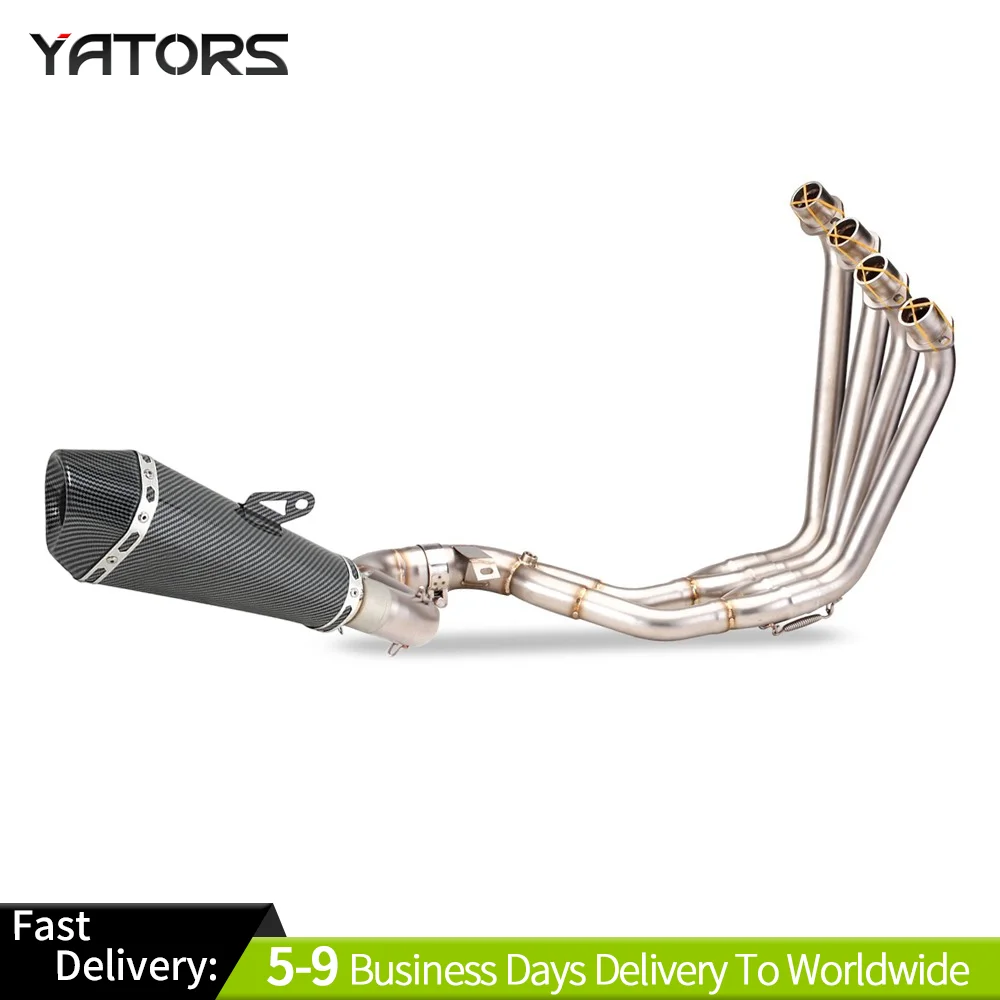 

For Honda CB650R CB650F CBR650 CBR650F 2014-2024 Header Pipe Connect Exhaust Tip Exhaust Systems Exhausts Pipes