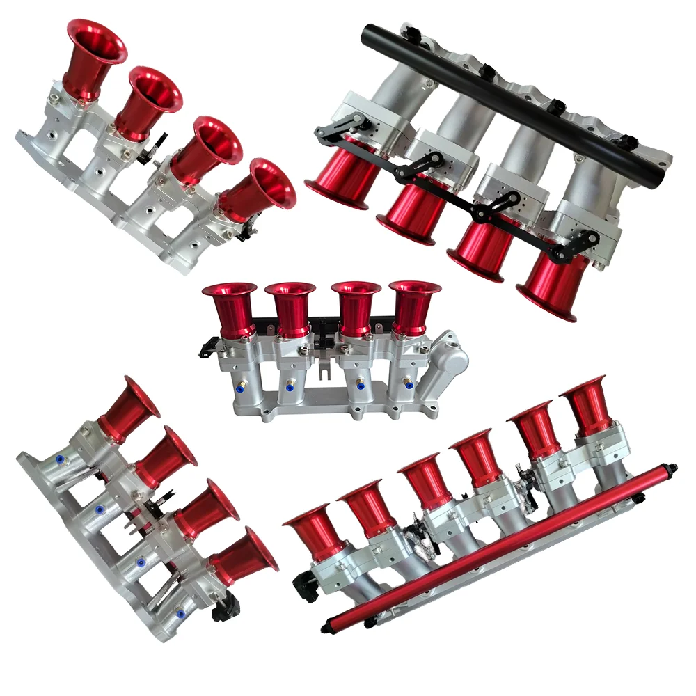 

Billet Aluminum Intake Manifold With 7AFE Individual Throttle Bodies New Condition For Toyota For Corolla