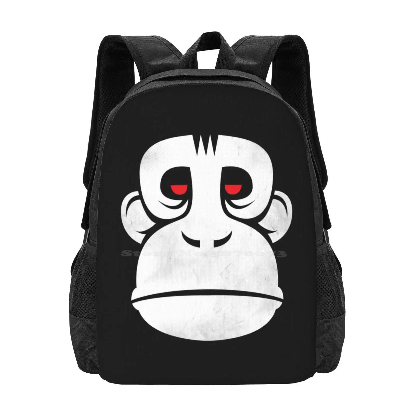 The Great Ape Hot Sale Schoolbag Backpack Fashion Bags Monkey Business Vector Banana Gorilla Strange Things Art Cool