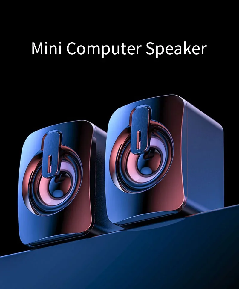 Altavoz De ordenador para PC, portátil, escritorio, Notebook, Caixa De Som, caja De sonido portátil, música con cable, M