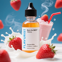 Flavourist Strawberry Milkshakes Aroma Flavoring Concentrate Water Solubility Best Flavor Strawberry Shake Flavored