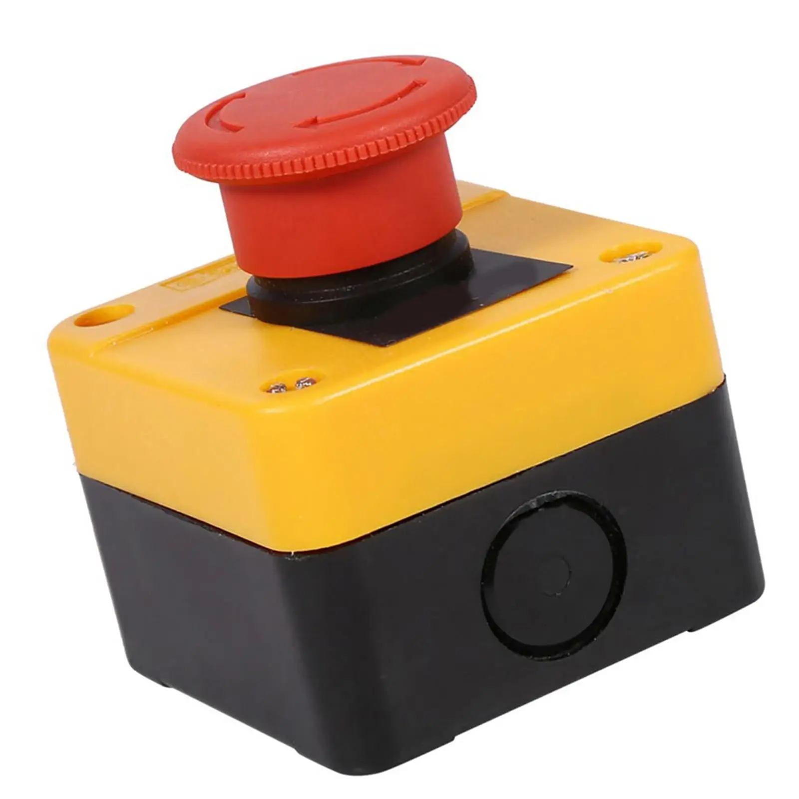 보호 커버가 있는 비상 정지 버튼 스위치 440V 버섯 상자 포함