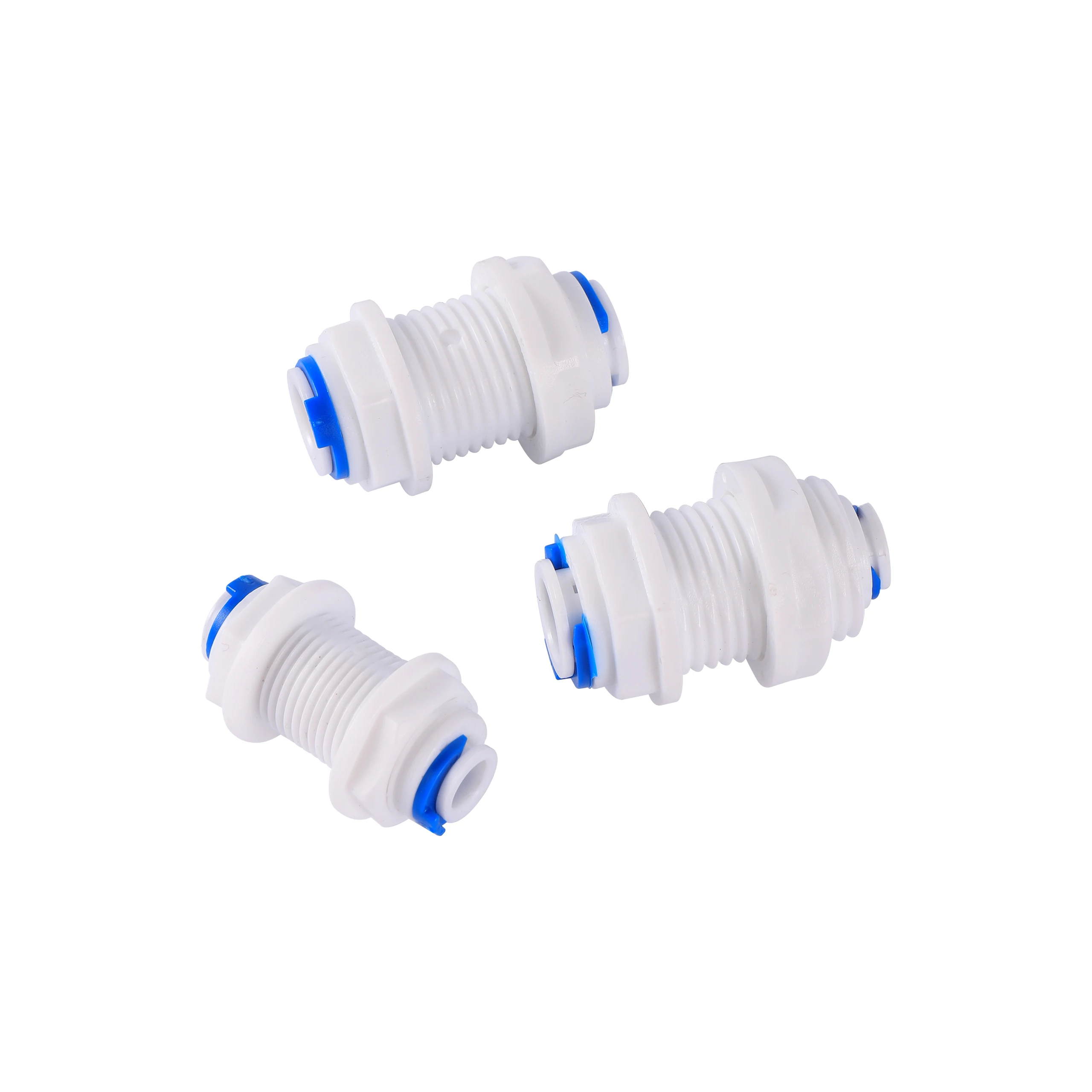 Plastic Quick Pipe Fitting Reverse Osmosis Connector RO Water System Equal Straight 1/4\