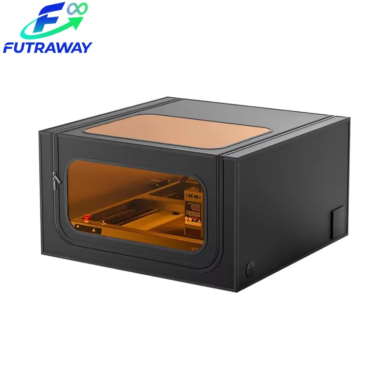 Creality Upgraded Laser Engraver Enclosure Pro – Fireproof, Dustproof 720x720x400mm Cover With 4000 RPM Exhaust Fan & Pipe – Fits Most Laser Cutters
