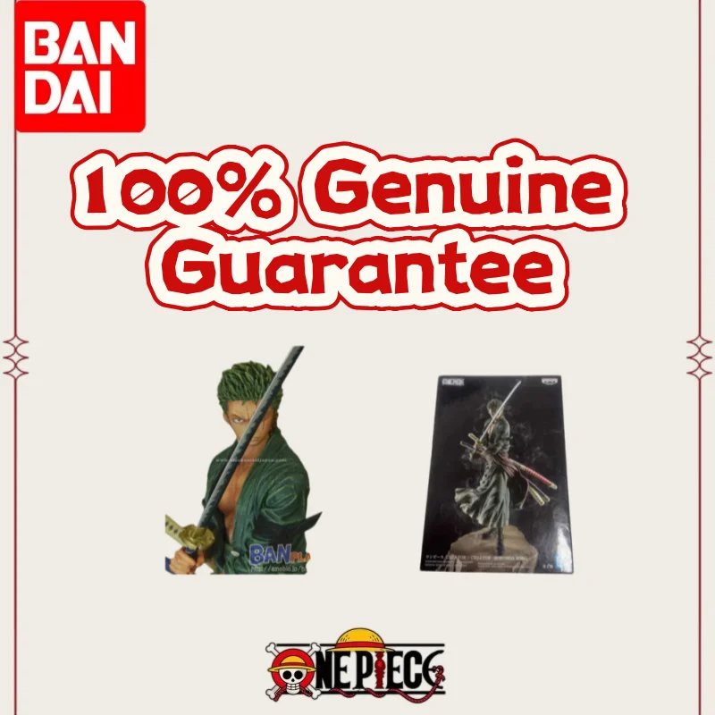 

In Stock Bandai Original One Piece Roronoa Zoro Banpresto Action Figure Model Doll Brand New Boxed Garage Model Toys