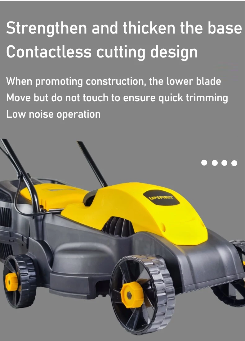 Electric lawn mower 220V weeding machine, high-power weeding machine, manual push household lawn mower image 5