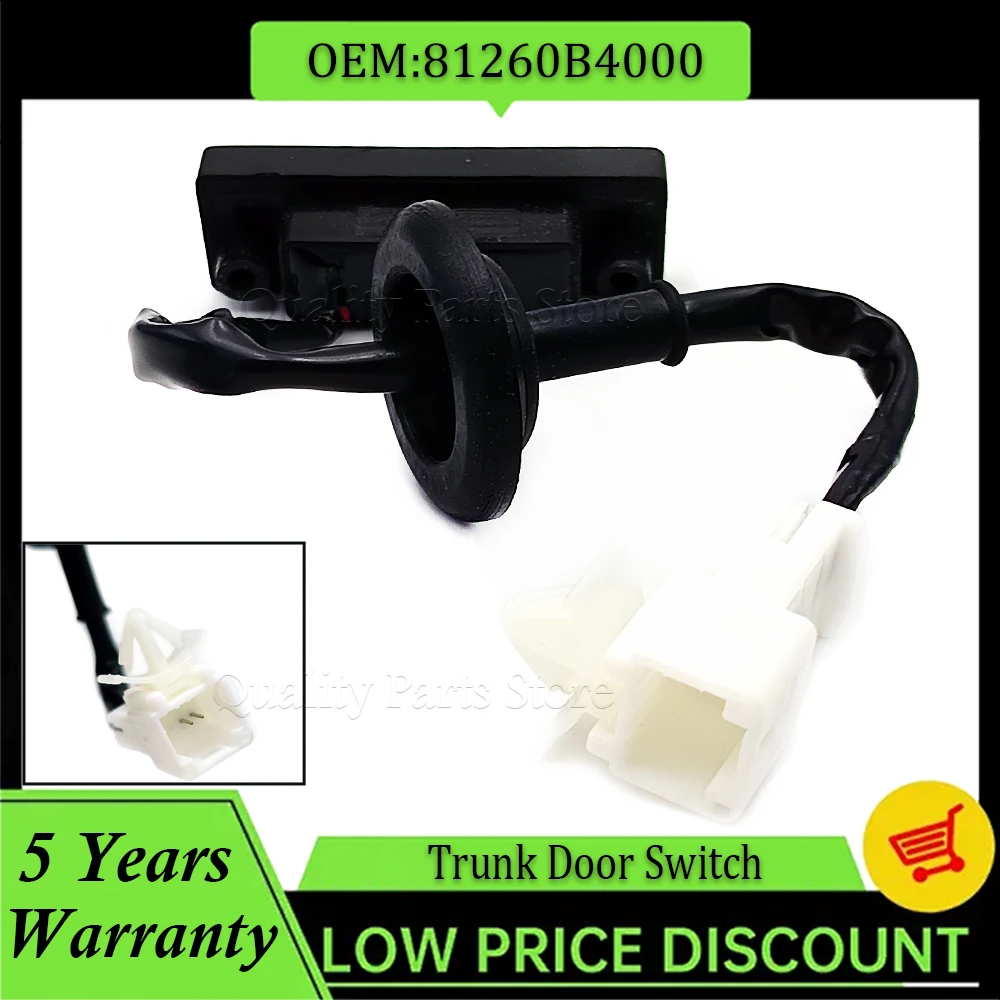 NEW Car Rear Trunk Lock Boot Release Handle Switch Tailgate Opening Button for Hyundai 2013 - 2021 I10 81260B4000 81260-B4000
