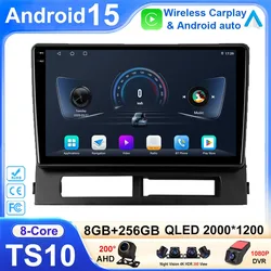 Android For Toyota Prius XW20 II 2 2003 - 2011 Multimedia Stereo Radio Video Player Screen Carplay HDR QLED Screen Dash Cam WIF