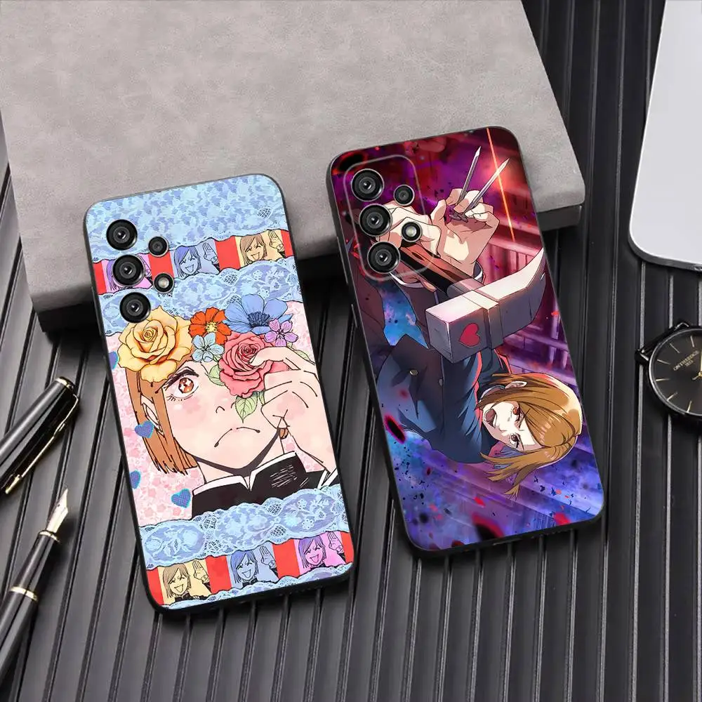 

Jujutsu Kaisen Nobara Kugisaki Phone Case For Samsung Galaxy A13,A21s,A22,A31,A32,A52,A53,A71,A80,A91 Soft Black Shell