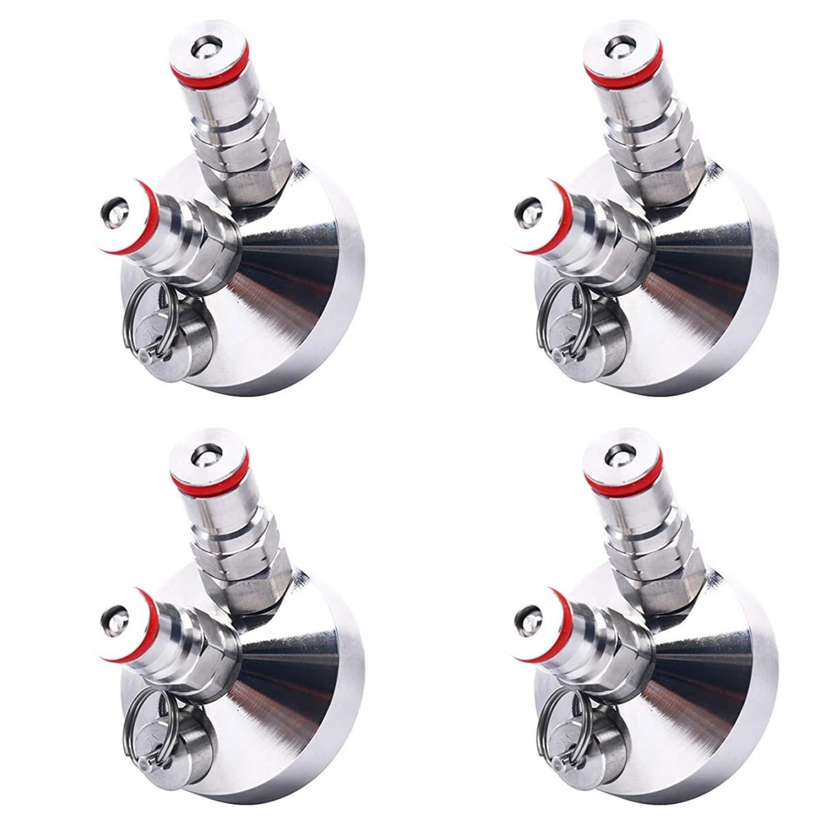 

HHTL 4X Ball Lock Mini Tap Dispenser for Mini Beer Stainless Steel Dispenser Homebrew Spear 3.6L/5L/10L