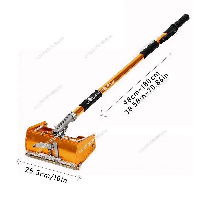 Plaster Box Flat Finishing Box Kit Drywall Taping Tools Adjustable Extendable Handle Drywall Smoothing Tool Plastering Flat Box