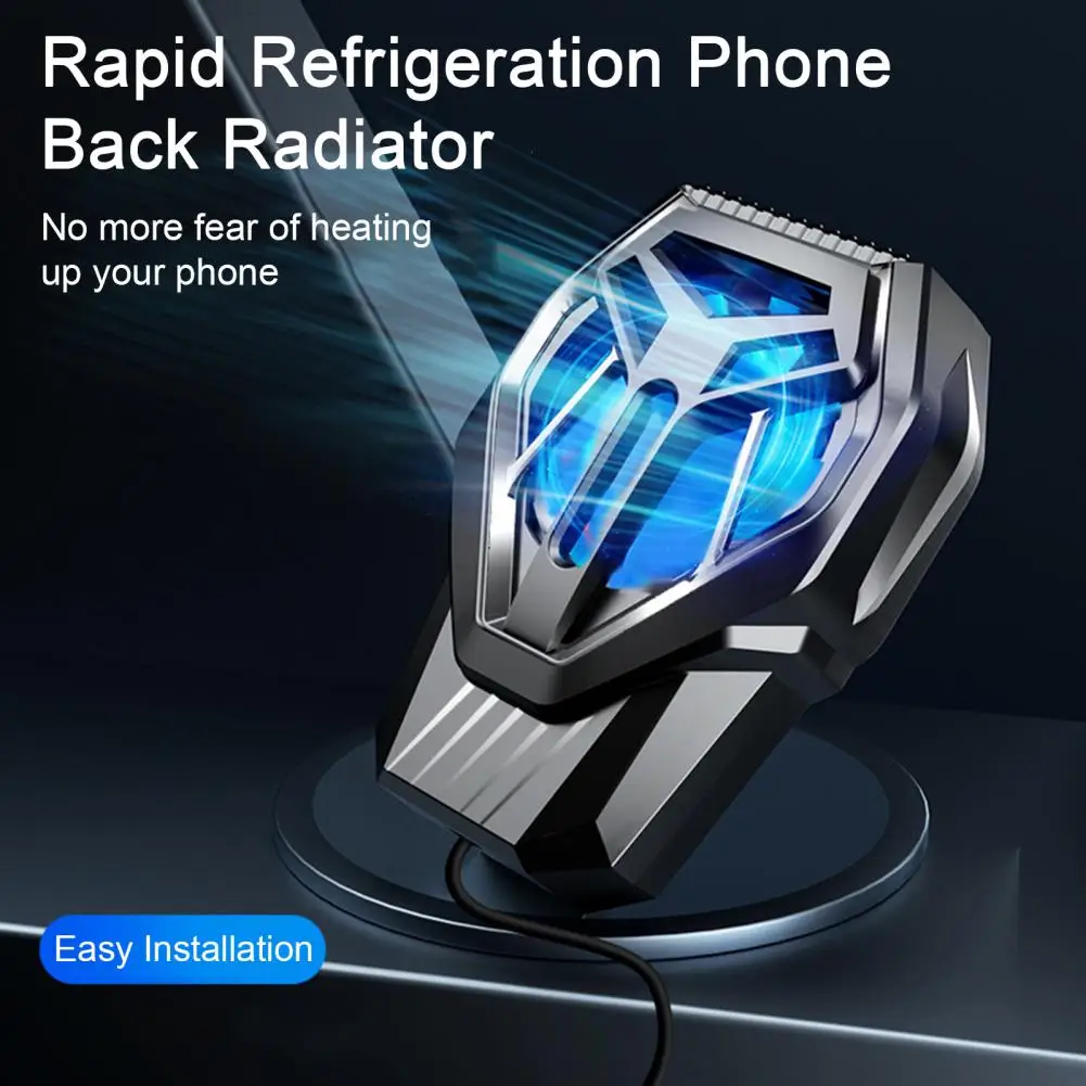 Professional Phone Radiator Silent Cooling Super Wind High-performance Phone Cooling Fan Rapid Cool