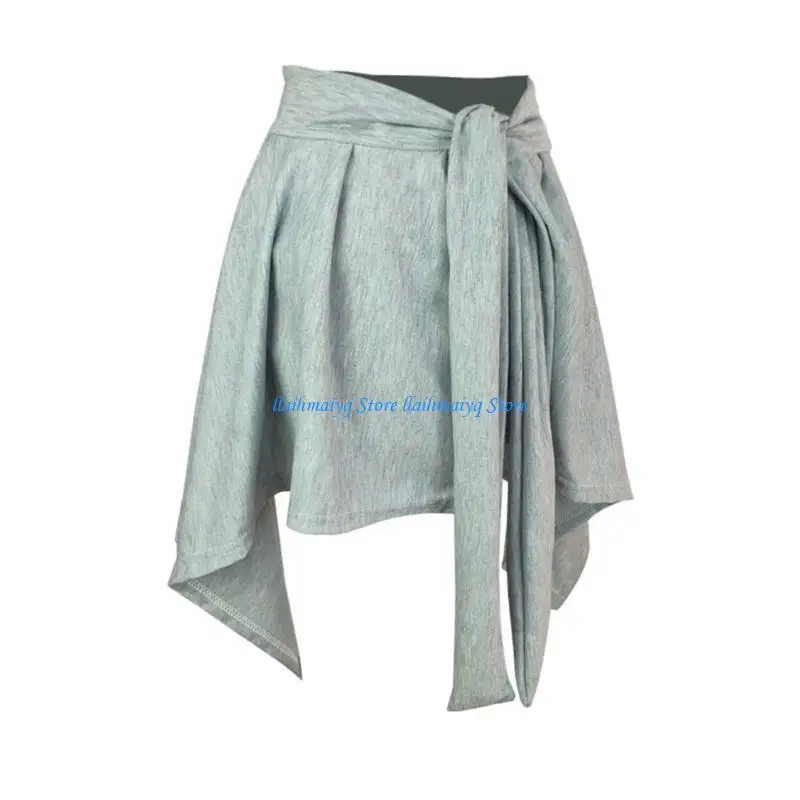 

573B Women Long Strap Yoga Tennis Hip Covering Tie Up Skirt Hip Scarf Wrap Cover Up