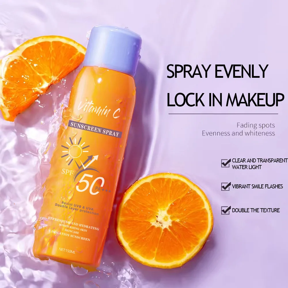 

Sunscreen Spray Anti-UV Body Refreshing High Power Sunscreen Spray Isolation Lotion Sunscreen SPF50PA +++