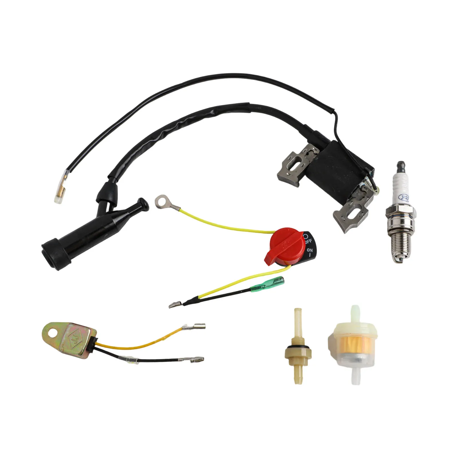 Lawn Mower Parts Ignition Coil Kit 30500-ZE1-043 30500-ZE1-053 30500-ZE1-063 For Honda GX200 6.5HP Replacement Part