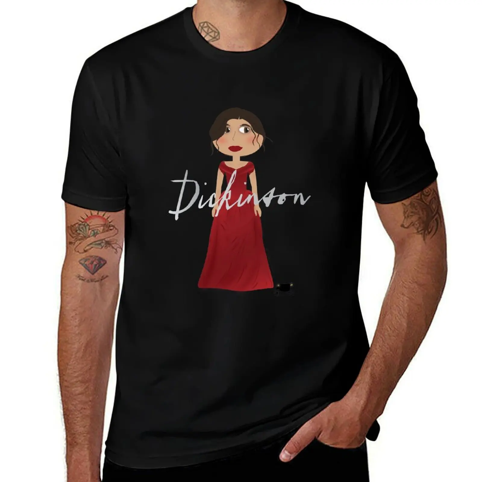Dickinson - Cartoon Hailee T-Shirt Holiday All Match T-Shirt