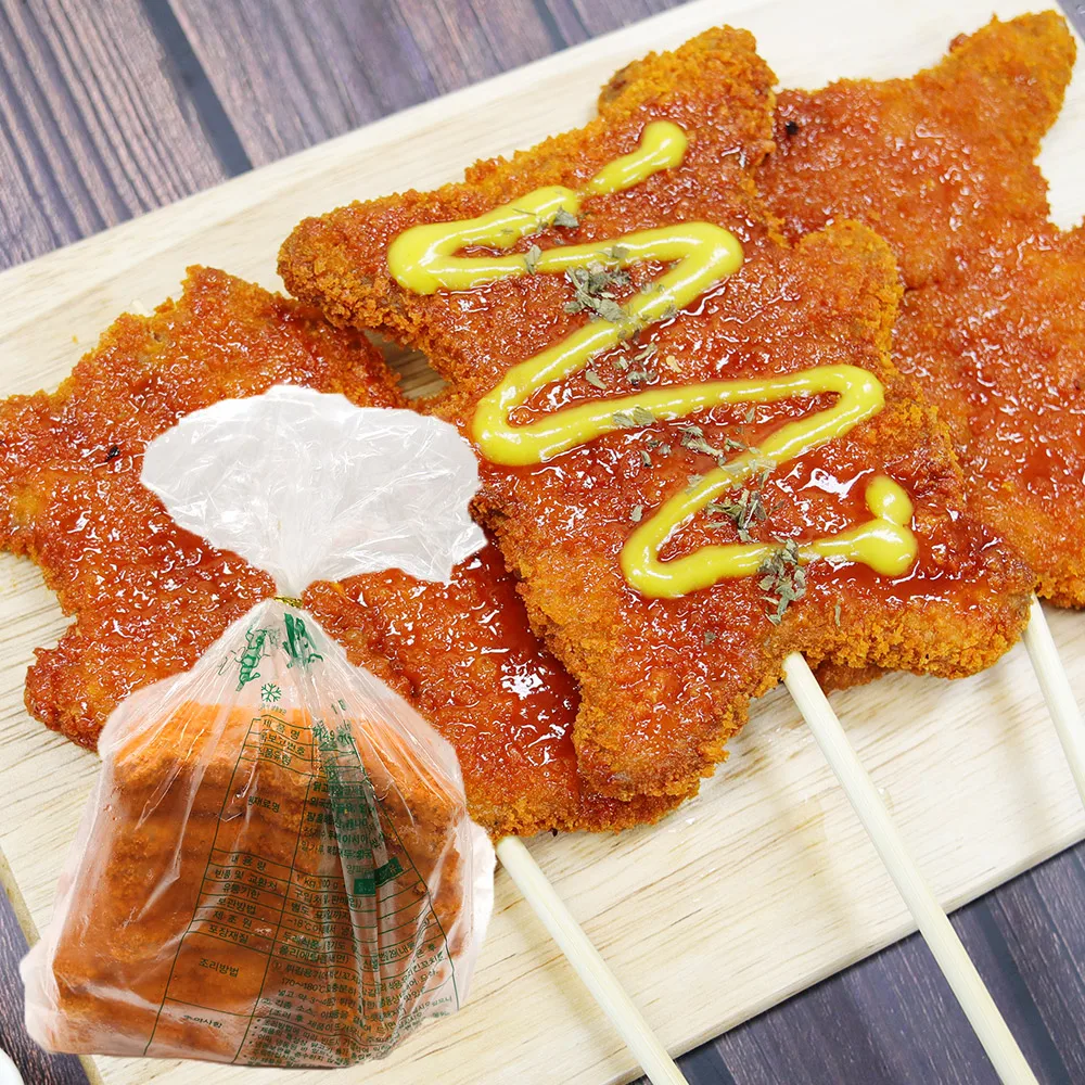Pikachu Tonkatsu 1kg (100g x 10) Orso Tonkatsu Brochetas de pollo Escaleta de cerdo