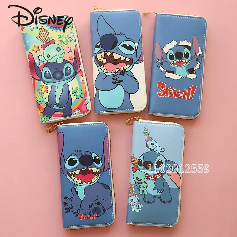 

Disney Stitch New Children's Wallet Luxury Brand Fashion Student Zero Wallet Cartoon Cute Children's Zero Wallet Large Capacity