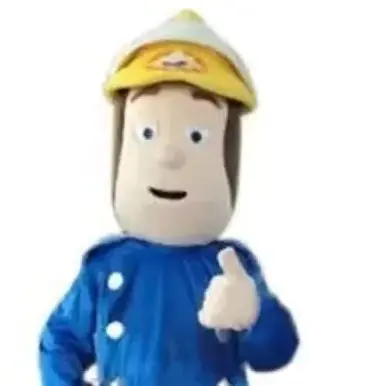 

Костюм талисмана пожарного Сэма, одежда для куклы с героями мультфильмов, нарядное платье, размер для взрослых, Хэллоуин, Рождество, рекламный парад, прогулочная одежда