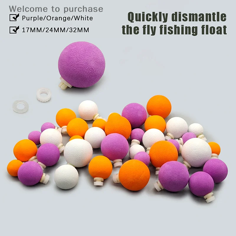 

6pcs Robust EVA Fishing Float Beads Set, 1.8g, 4.8g, 10g Float Balls for Trout Fishing; Outdoor Fishing Float Indicators