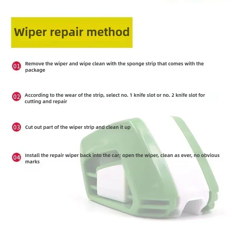 Universal รถ Wiper Repair เครื่องมือใบปัดน้ําฝนกระจกใบปัดน้ําฝนเครื่องตัดยาง Regroove เครื่องมือ Trimmer Restorer รถอุปกรณ์เสริม