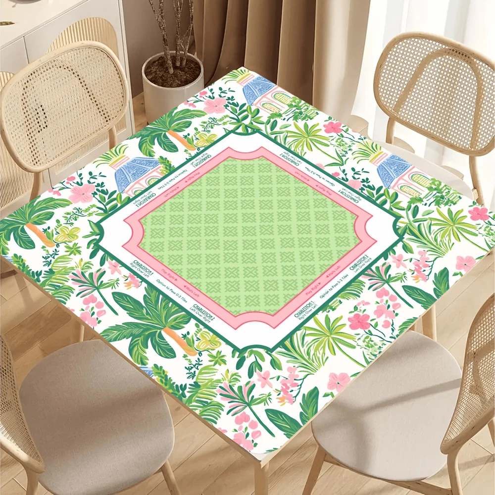 tapete-de-jogo-vikama-verde-tropical-antirruido-de-borracha-protetor-multifuncional-para-mesa-de-poker-e-jantar-decoracao-para-casa