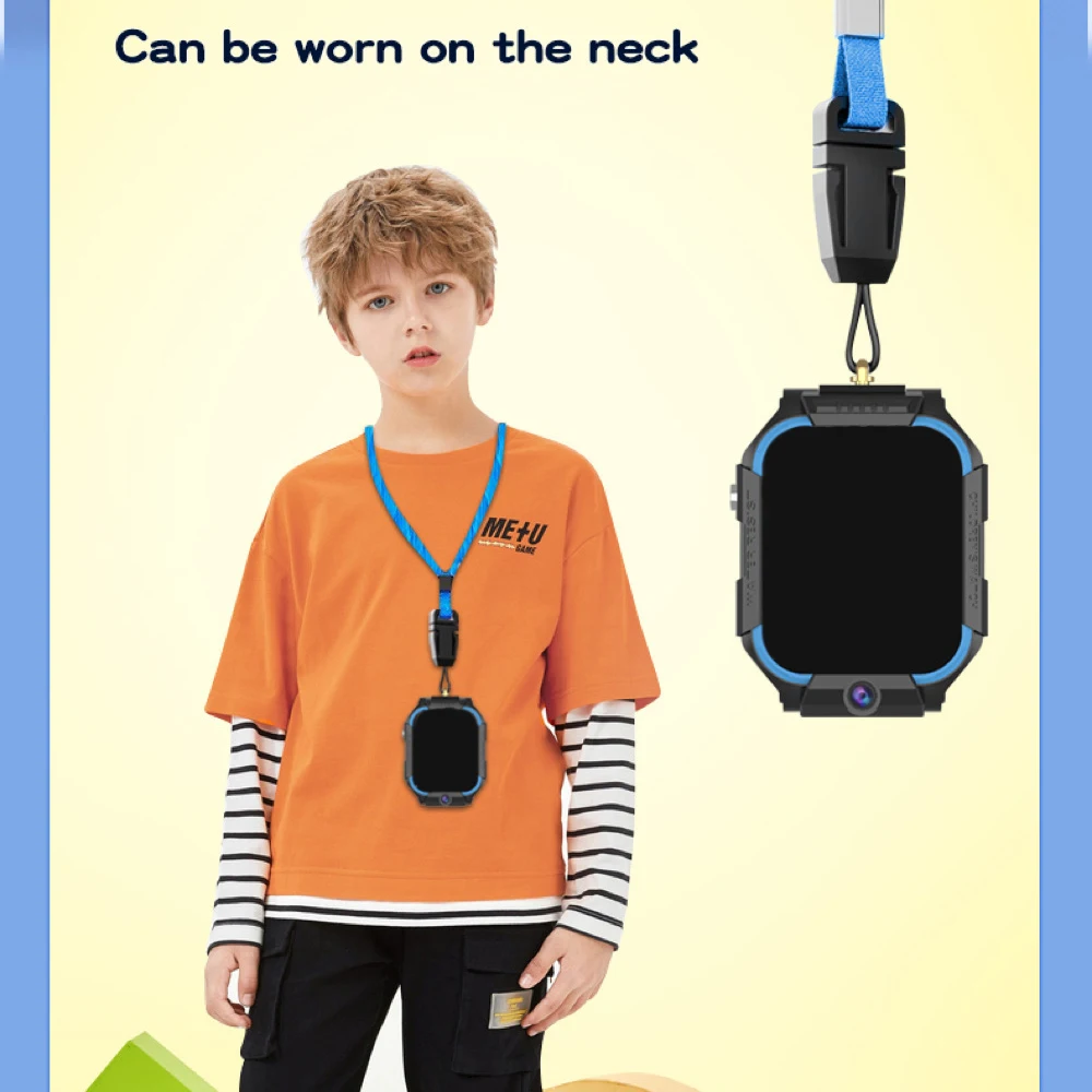 Reloj inteligente con tarjeta SIM 4G para niños, cámara de videollamada, GPS, reloj inteligente para niños, asistente de voz, pulsera impermeable para estudiantes, niños y niñas