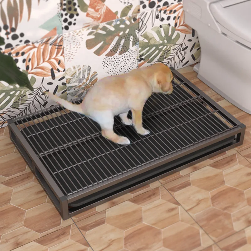 Sustainable Eco-Friendly Dog Potty Toilet for Small Medium Large Dogs Washable Bedpan Supplies Simple Style for Pets Clean-Up