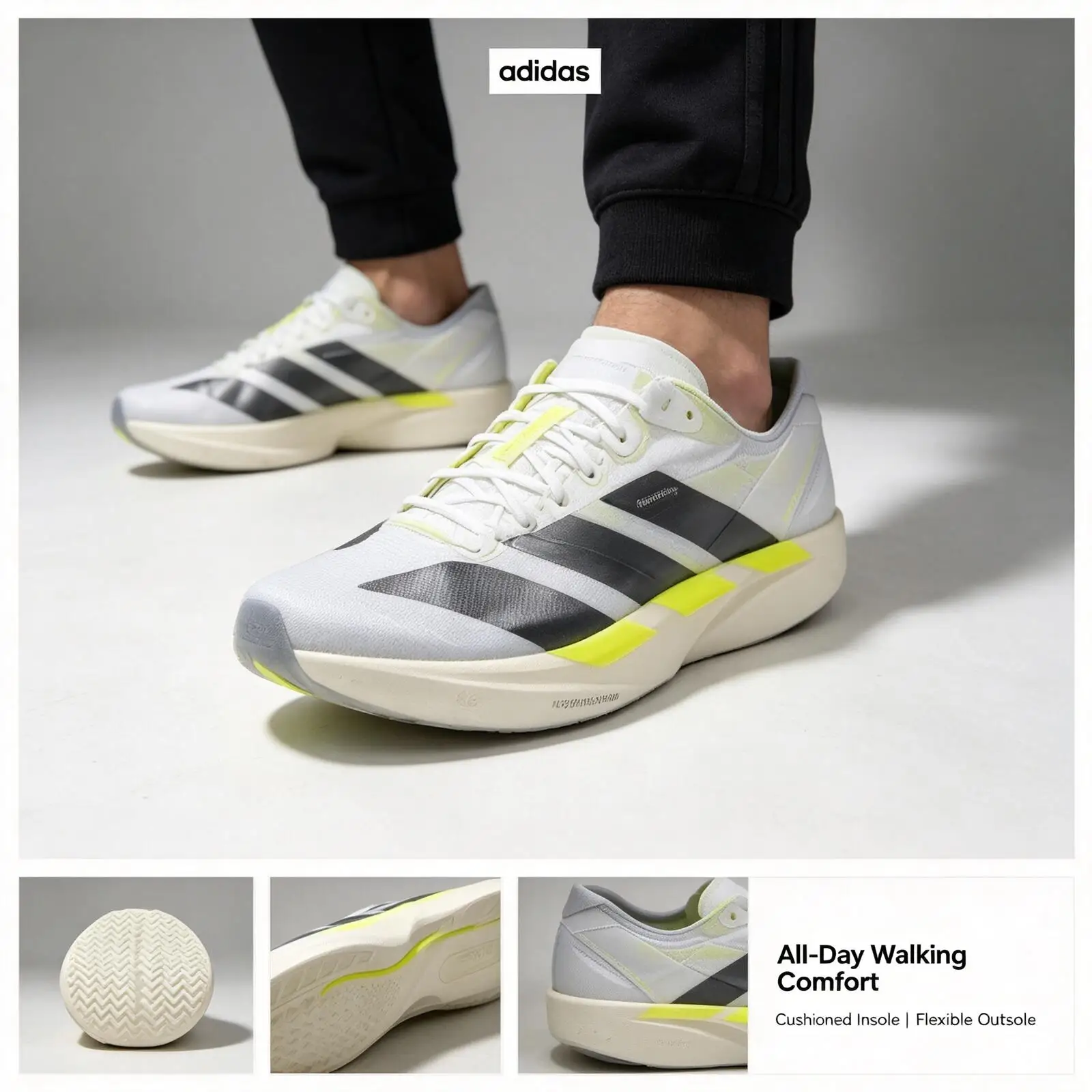 アディダス タクミセン 軽量レーシングランニングシューズ メ - Women'S Accessories Adidas のレビューと価格