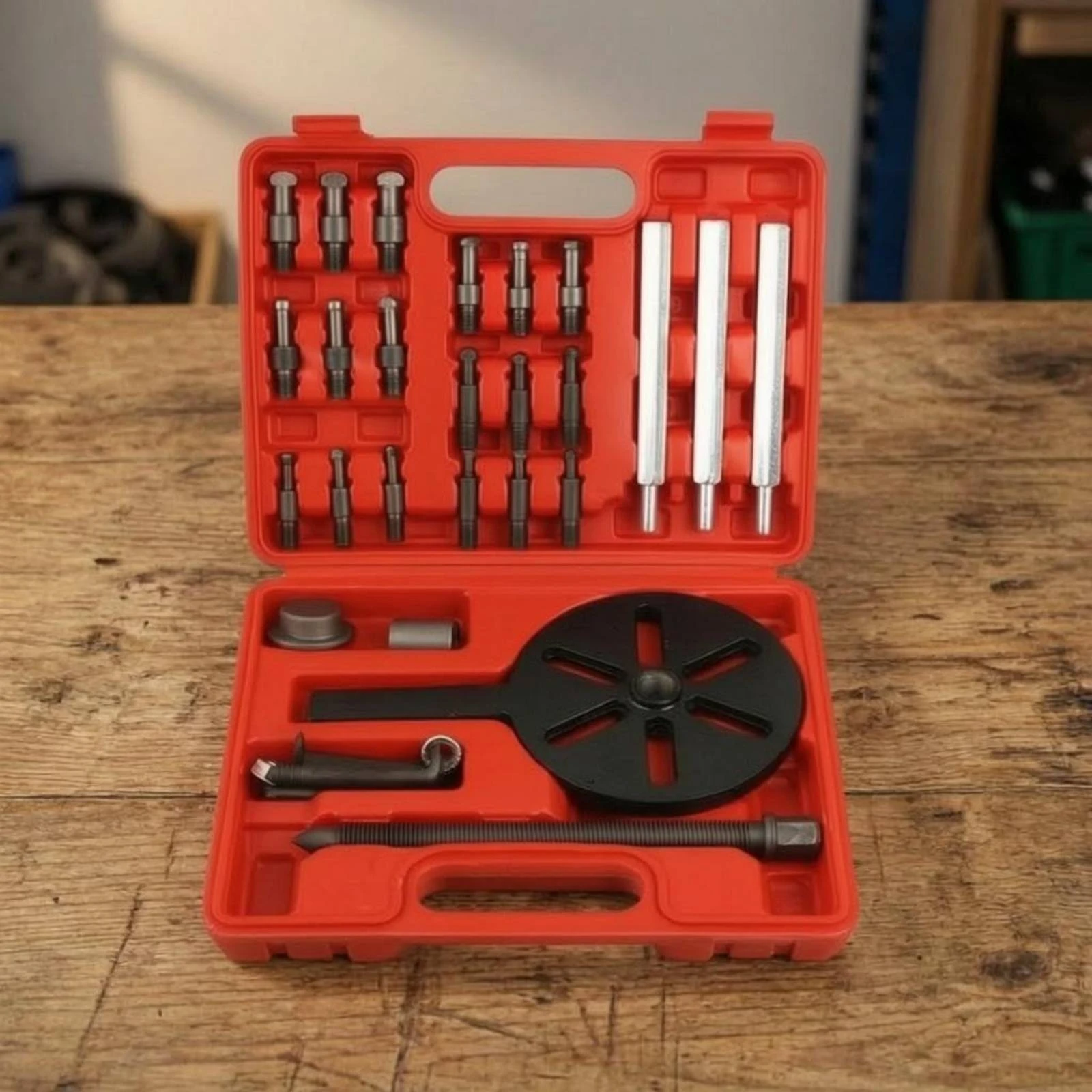 Bearing Remover with Three Jaw Design Portable Storage Case Inner Bearing Extraction Kit for Maintenance Tasks