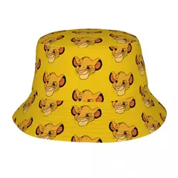 Street The Lion King Baby Simba Bucket Hat Unisex UV Protection Outdoor Sport Fishing Hats Travel Headwear Bob