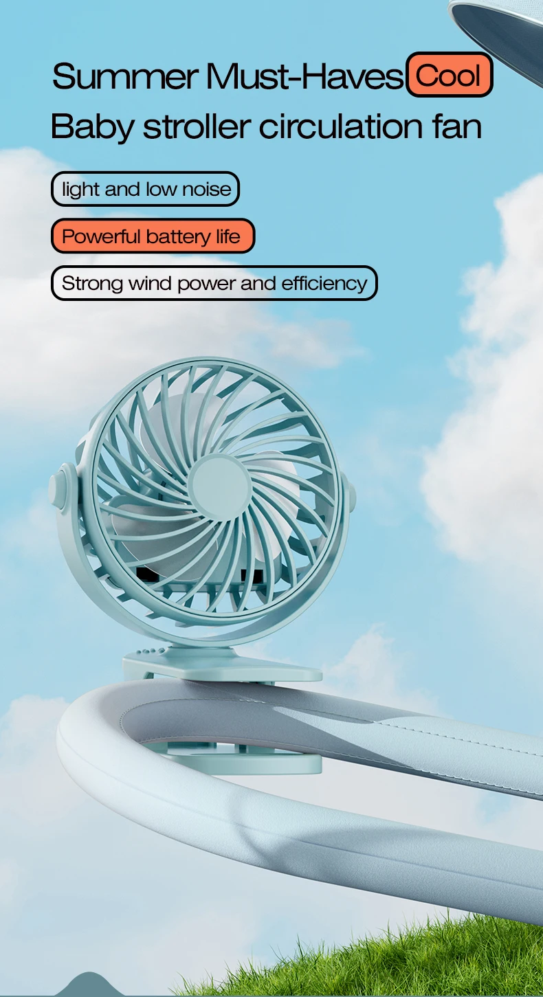 Ventilatore a clip portatile con rotazione e luce notturna_voghion.com