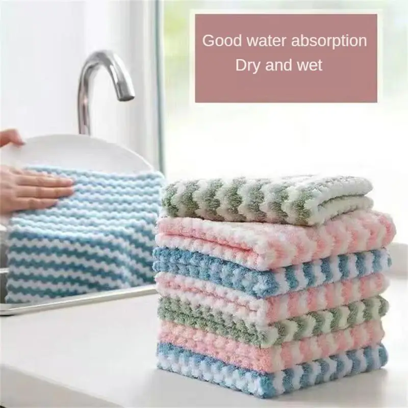 Dishcloth Easy To Clean Multifunctional Easy Clean Kitchen Cloth Dishwashing Cloth Easy Dishwashing Water-absorbent Cationic