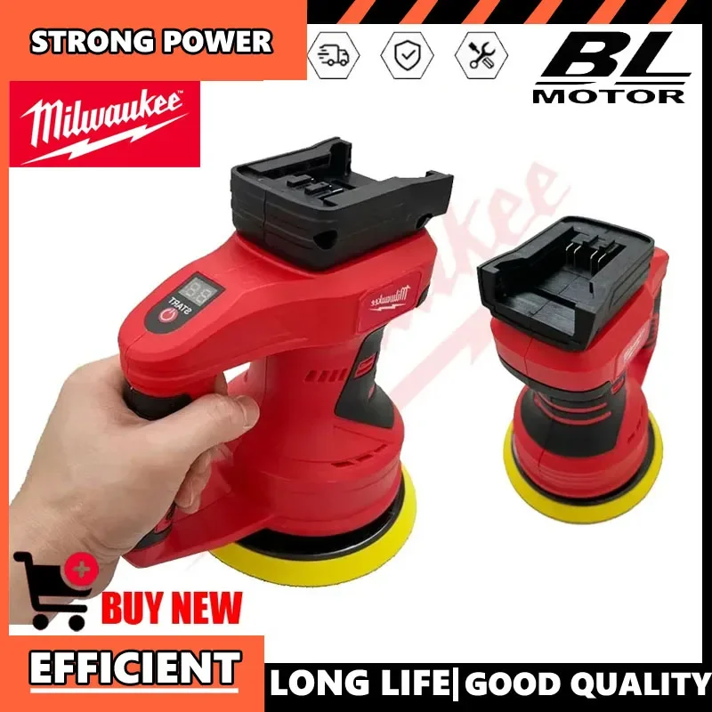 

Milwaukee Cordless Car Polisher 8 Gears Brushless Electric Polishing Machine Waxing Sanding Sealing For Battery Power Tools