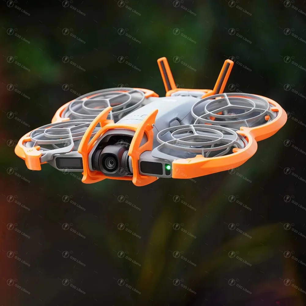 Zestaw ochronny do DJI Neo 2, drukowany w 3D z materiału ABS, pełna ochrona, zawiera skrzydło stabilizujące, lekka konstrukcja. — zdjęcie produktu 5
