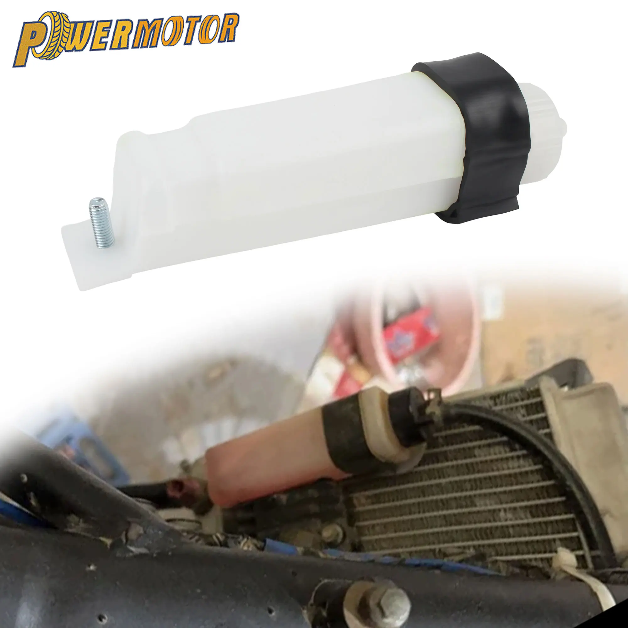 

For Zongshen Lifan Loncin 150 200cc 250cc Motorcycle Engine Water Tank Antifreeze Overflow Bottle ABS Plastic DirtBike Modified