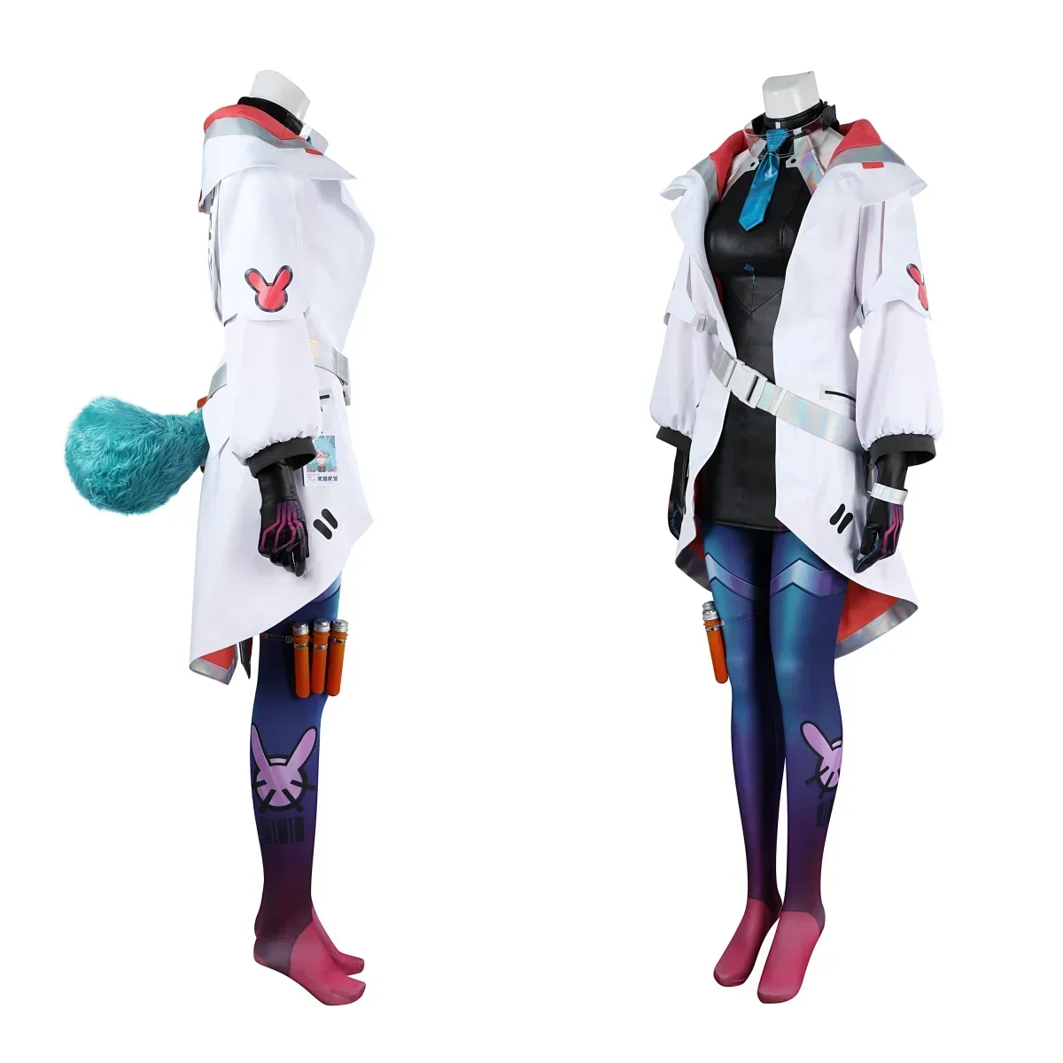 Cosplay Aurora Cosplay Costume League of Legends Battle Bunny  Aurora Costumes cute bunny girl Game Outfit Custom Size