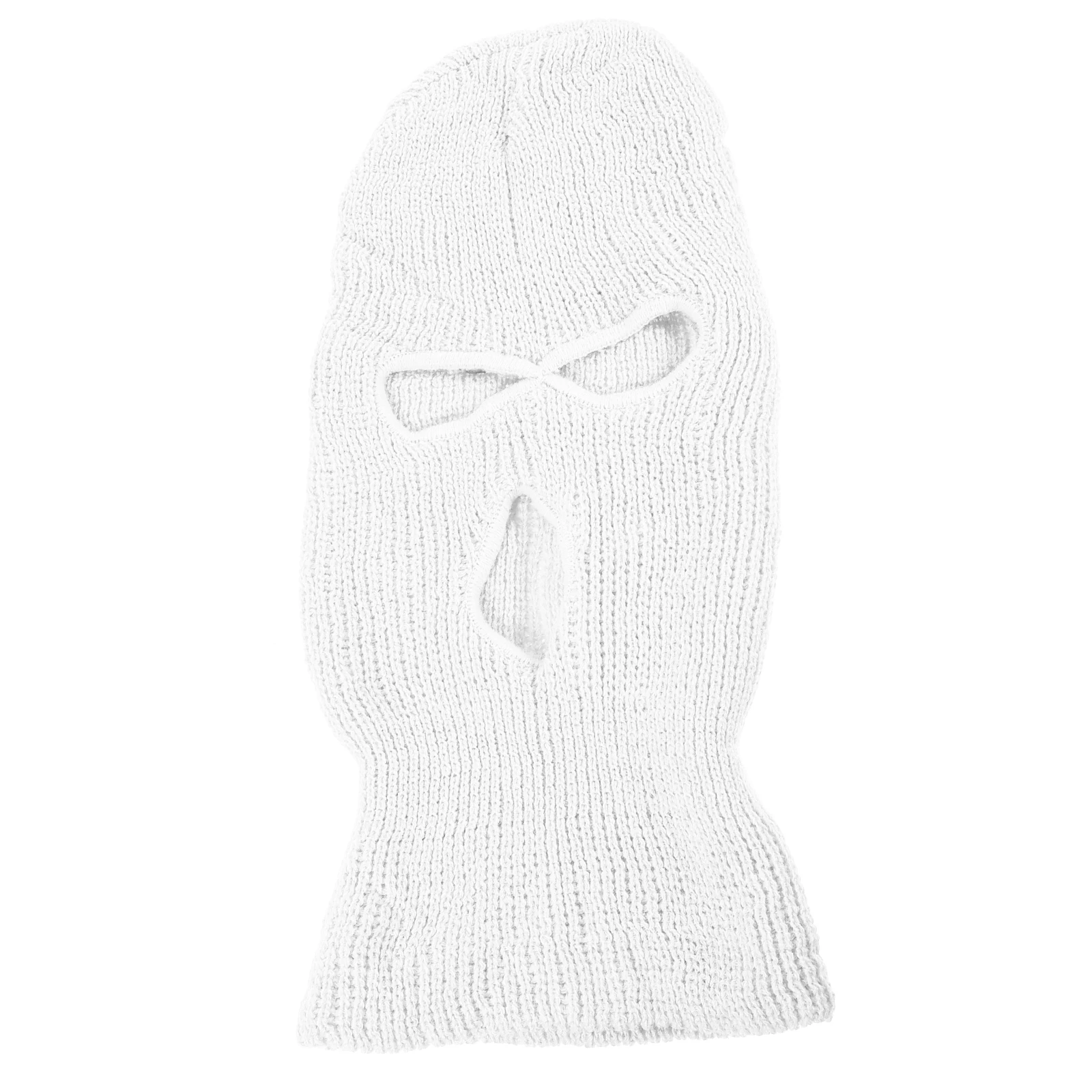 

Warm Hooded Head Warmer Knit Caps Full Face Cover Yarn Knitting Ski Mask 3 Hole Anti Fog Breathable Balaclava
