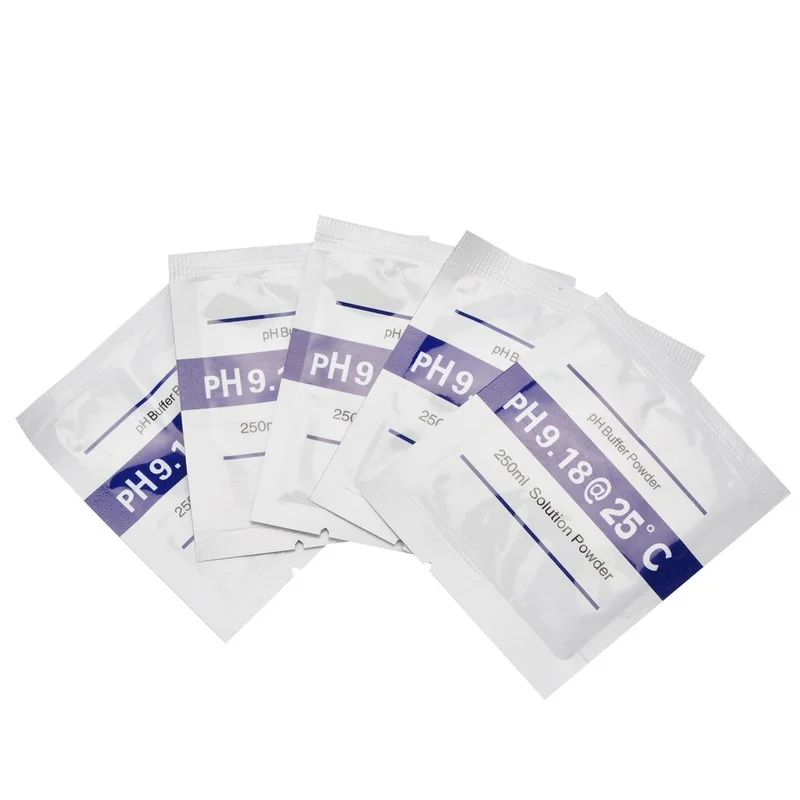 15pcs PH Meter Calibration Powder Point 4.01 6.86 9.18 PH Buffer Powder Measure Calibration Solution For Test Meter