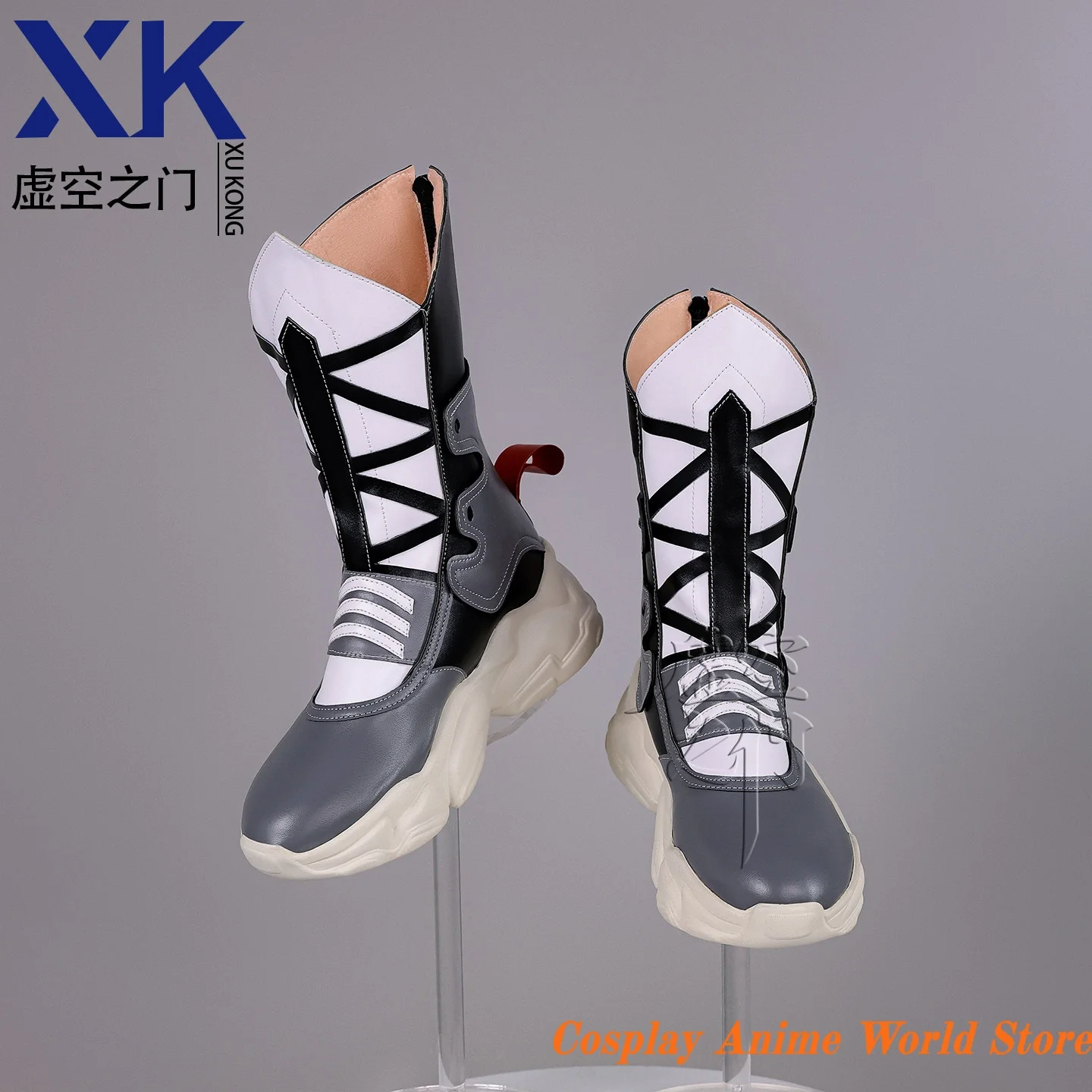 

In stock Yunkui Summit YeShiyuan Cosplay Shoes Prop shoes mIHOYO ZZZ Zenless Zone Zero Halloween Party Male Role Play Shoes