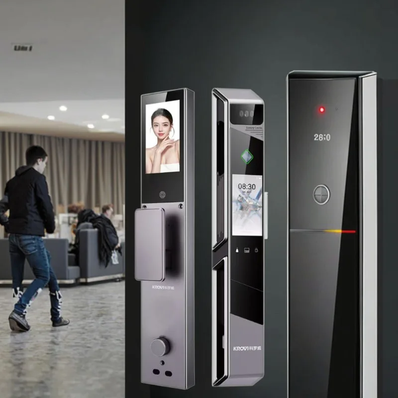 WIFI APP Fingerprint Tuya Smart Door Lock Face Recognition Lock Cerradura Inteligente Remote Control Smart Lock
